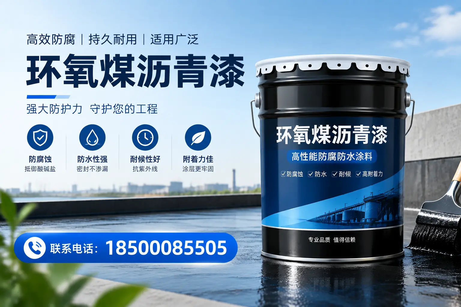 环氧煤沥青漆的施工方法详解，助力琼海企业高效完成项目